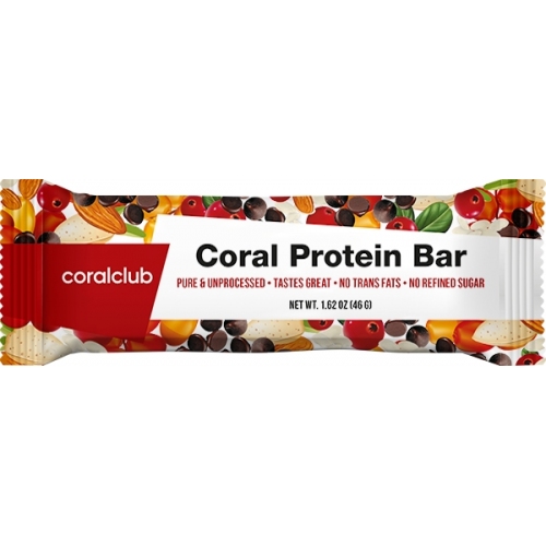 Energie en prestaties: Proteïne reep met chocolade / Coral Protein Bar (Coral Club)