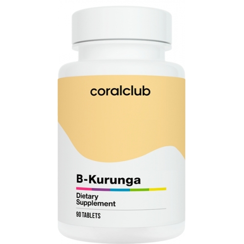 Ас қорыту: B-Kurunga, 90 таблетка (Coral Club)